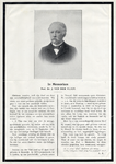 106907 Portret van prof.dr. J. van der Vliet, geboren 1847, hoogleraar in de letterkunde aan de Utrechtse hogeschool ...